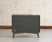 Bengaluru Solid Wood Three Drawer Chest of Drawer - Sideboard - Furniselan