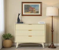 Bengaluru Solid Wood Three Drawer Chest of Drawer - Sideboard - Furniselan