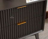 Bengaluru Solid Wood TV Cabinet Four Drawer Furniselan Slate-Grey
