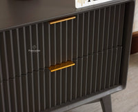 Bengaluru Solid Wood TV Cabinet Four Drawer Furniselan Slate-Grey