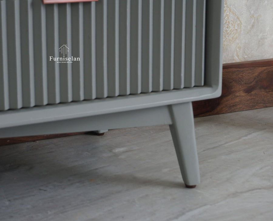 Bengaluru Solid Wood TV Cabinet Four Drawer - Tv Cabinet - Furniselan