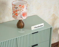 Bengaluru Solid Wood Two Door and Three Drawer Sideboard Cabinet - Sideboard - Furniselan Silt Green