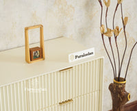 Bengaluru Solid Wood Two Door and Three Drawer Sideboard Cabinet - Sideboard - Furniselan