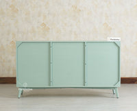 Bengaluru Solid Wood Two Door and Three Drawer Sideboard Cabinet - Sideboard - Furniselan Silt Green
