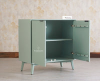 Bengaluru Solid Wood Two Door Cabinet Sideboard - Sideboard - Furniselan