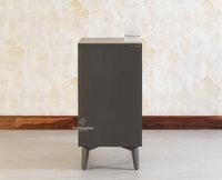 Bengaluru Solid Wood Two Door Cabinet Sideboard - Sideboard - Furniselan-Slate-Grey