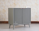 Bengaluru Solid Wood Two Door Cabinet Sideboard - Sideboard - Furniselan Cool Grey
