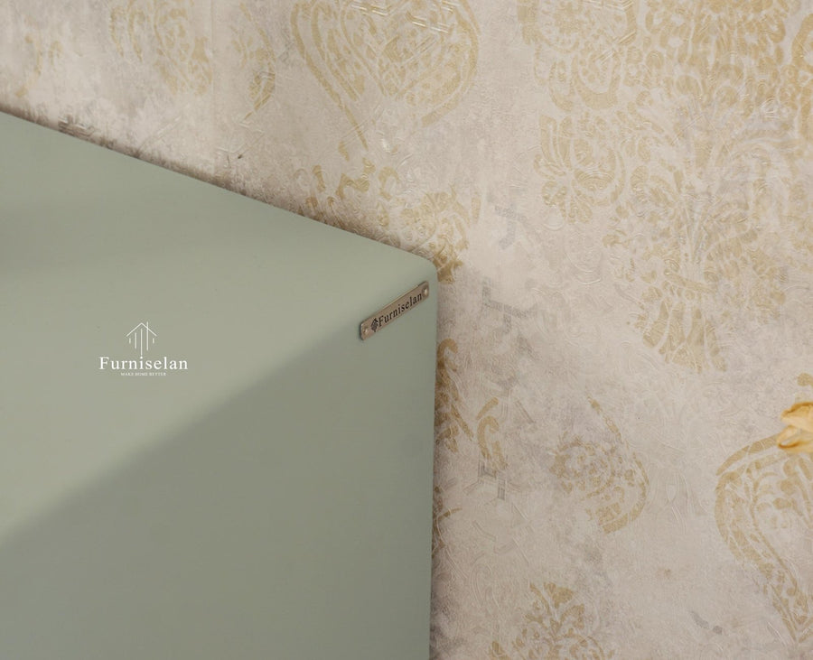 Bengaluru Solid Wood Two Door Cabinet Sideboard - Sideboard - Furniselan Silt Green