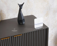 Bengaluru Solid Wood Two Door Cabinet Sideboard - Sideboard - Furniselan-Slate-Grey