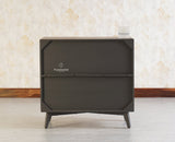 Bengaluru Solid Wood Two Door Cabinet Sideboard - Sideboard - Furniselan-Slate-Grey