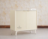Bengaluru Solid Wood Two Door Cabinet Sideboard - Sideboard - Furniselan Frosty White