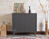 Bengaluru Solid Wood Two Door Cabinet Sideboard