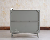 Bengaluru Solid Wood Two Door Cabinet Sideboard - Sideboard - Furniselan Cool Grey