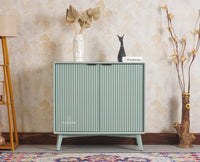 Bengaluru Solid Wood Two Door Cabinet Sideboard - Sideboard - Furniselan