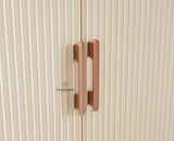Bengaluru Solid Wood Two Door Wardrobe - Wardrobes & Cabinets - Furniselan - Frosty White
