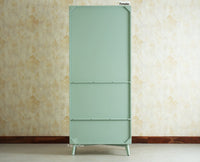 Bengaluru Solid Wood Two Door Wardrobe Furniselan silt green