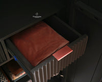 Bengaluru Solid Wood Two Door Wardrobe - Wardrobes & Cabinets - Furniselan - Slate Grey
