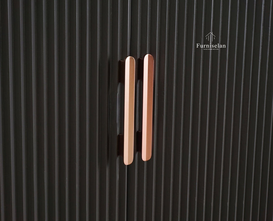 Bengaluru Solid Wood Two Door Wardrobe - Wardrobes & Cabinets - Furniselan - Slate Grey
