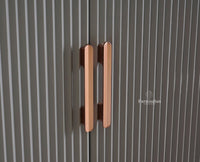 Bengaluru Solid Wood Two Door Wardrobe - Wardrobes & Cabinets - Furniselan