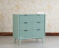 Bengaluru Solid Wood Wide Six Drawer Chest of Drawers - Sideboard - Furniselan