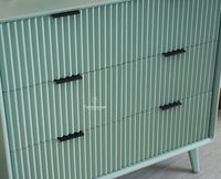 Bengaluru Solid Wood Wide Six Drawer Chest of Drawers - Sideboard - Furniselan