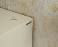 Bengaluru Solid Wood Wide Six Drawer Chest of Drawers Furniselan Frosty White