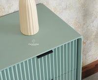 Bengaluru Solid Wood Wide Six Drawer Chest of Drawers - Sideboard - Furniselan