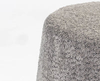 Bennie Joy PlyWood Pouf- Cotton  – Solid Wood Modern Dining Chair for Home & Restaurant Grey