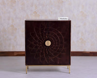 Berlin Wooden Two Door Cabinet - Sideboard - Furniselan Grey Finish