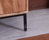 Berlin Wooden Two Door Cabinet - Sideboard - Furniselan Natural Finish