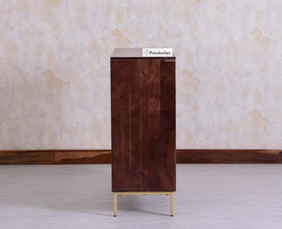Berlin Wooden Two Door Cabinet - Sideboard - Furniselan Grey Finish