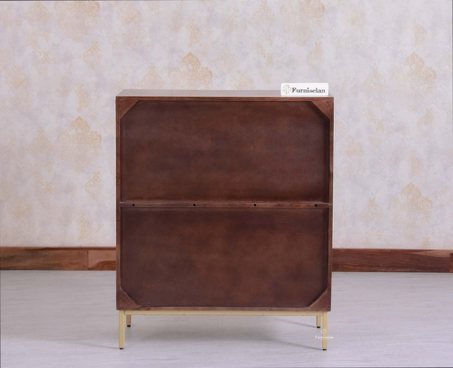 Berlin Wooden Two Door Cabinet - Sideboard - Furniselan Grey Finish