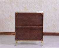 Berlin Wooden Two Door Cabinet - Sideboard - Furniselan Grey Finish