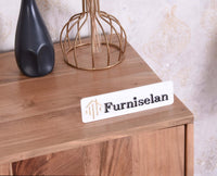 Berlin Wooden Two Door Cabinet - Sideboard - Furniselan Natural Finish