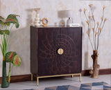 Berlin Wooden Two Door Cabinet - Sideboard - Furniselan Grey Finish