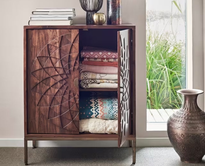 Berlin Wooden Two Door Cabinet Furniselan