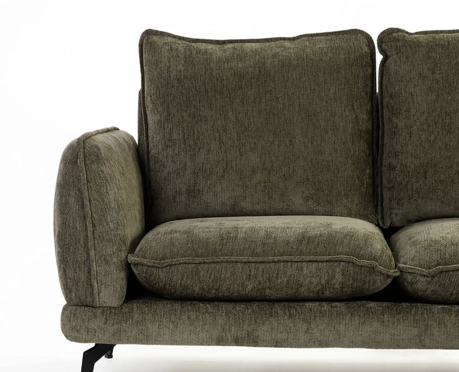 Bloomsbury Reversible Cotton Sofa Furniselan Green