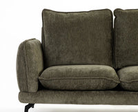 Bloomsbury Reversible Cotton Sofa Furniselan Green