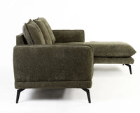 Bloomsbury Reversible Cotton Sofa Furniselan Green