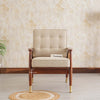 Boston Chester Wooden Rattan Arm Chair - Dining Chair - Furniselan - Brown-Finish