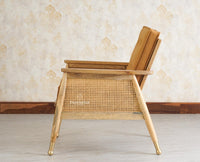 Boston Chester Wooden Rattan Arm Chair - Dining Chair - Furniselan