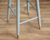 Boston Kitchen Bar Stool with Cushion Furniselan Cool-Grey
