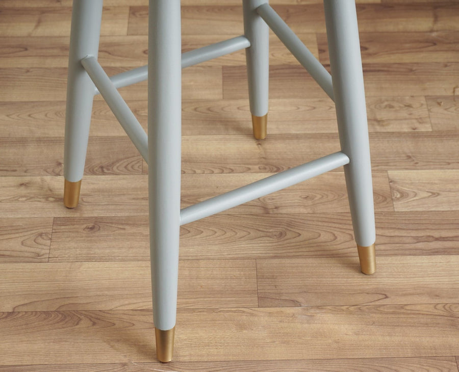 Boston Kitchen Bar Stool with Cushion Furniselan Cool-Grey