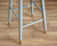 Boston Kitchen Bar Stool with Cushion Furniselan Cool-Grey