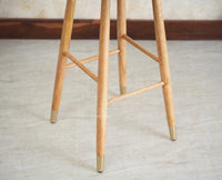 Boston Kitchen Bar Stool with Cushion Furniselan Natural Finish