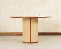 Boston Loop Solid Wood Round Four Seater Dining Set - Dining Set - Furniselan