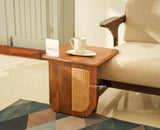 Boston Luma Wooden Multipurpose Side Table Set of Two Natural Oak Finish