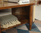 Boston Sheesham Wood Oval Coffee Table Furniselan