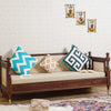 Boston Sheesham Wood Rattan Cane three Seater sofa Furniselan Grey-Finish