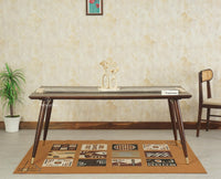 Boston Solid Wood Dining Table Six Seater-150cm Furniselan Grey Finish